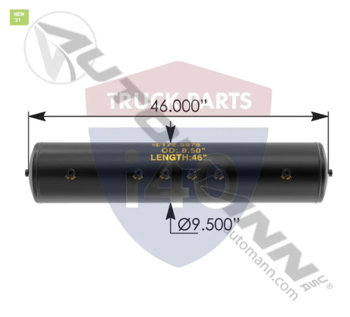 Automann 172.5978 Air Tank Kenworth - Kenworth