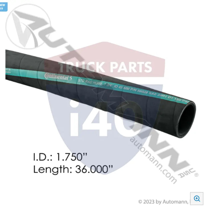 57228 Conti Elite Radiator Hose 1.750in 36in For Contitech - 2 Ply