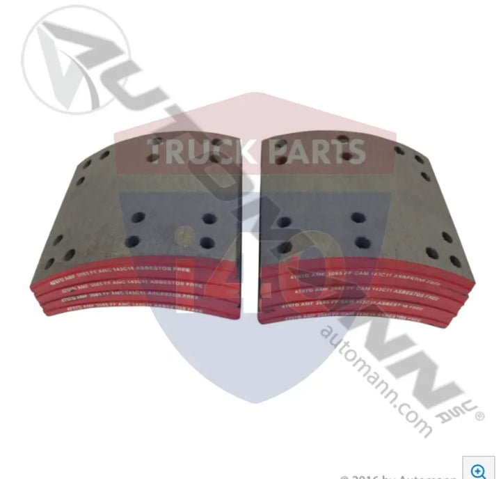 Automann 140.4709.30 Brake Lining - 23K Lb GAWR