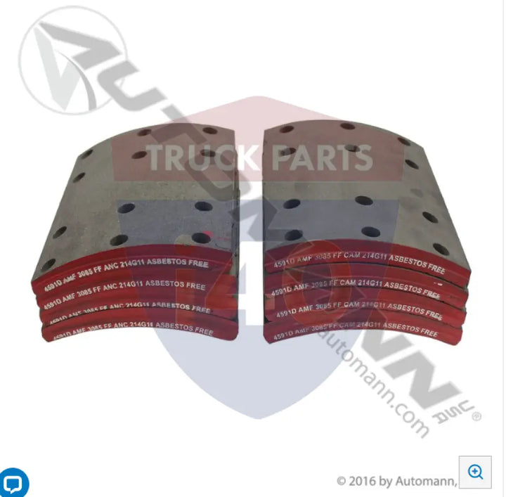 Automann 140.4591.30 Brake Lining - 23K Lb GAWR