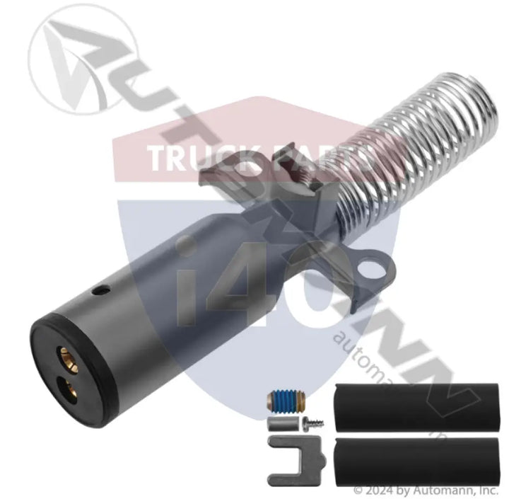 Phillips PHI15-339 Plug Vertical Dual Pole w/Guard Die-Cast - Auxiliary Plugs