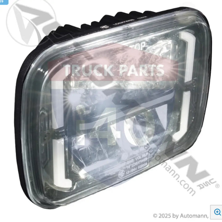 Automann 571.LD5X7W5B Headlamp High/Low Beam 5inX7in LED - Headlamp High/Low Beam 5inX7in LED
