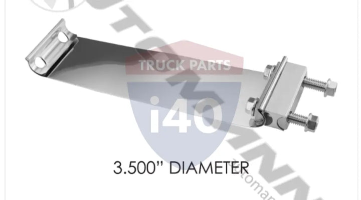 Automann 562.U3235SS Band Clamp Flat 3.5in S.Steel - Band Clamp Flat 3.5in S.Steel