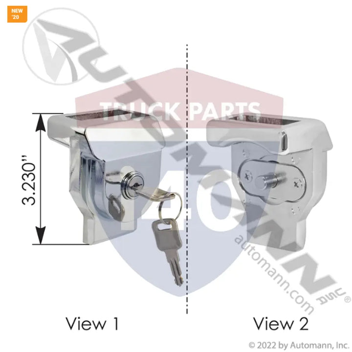 Automann 179.1042AC Gladhand Lock Aluminum Chrome - Gladhand Locks