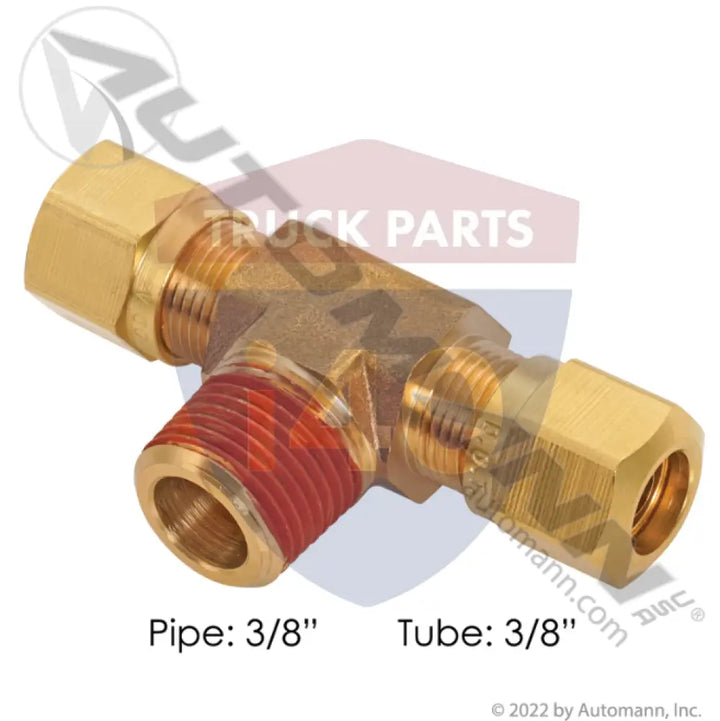 1472X6X6X6 Male Branch Tee DOT 3/8IN 3/8NPT For Eaton - Male Branch Tees