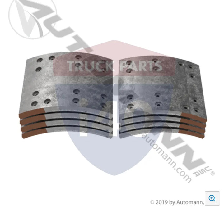 Automann 140.4707.231 Brake Lining 23K RP628C RSD - 23K Lb GAWR