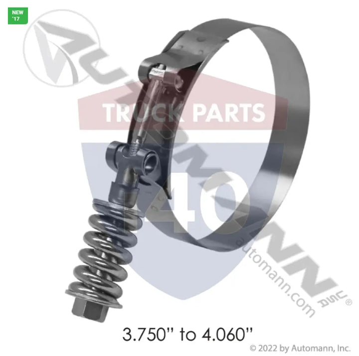 Automann 561.230375 HD T-Bolt Clamp 3.75in to 4.06in - Spring Loaded T-Bolt Clamps - Heavy Duty
