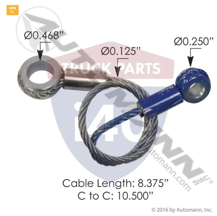 Automann HLK2472 Hood Cable Stop Kenworth - Hood Cable Stop Kenworth