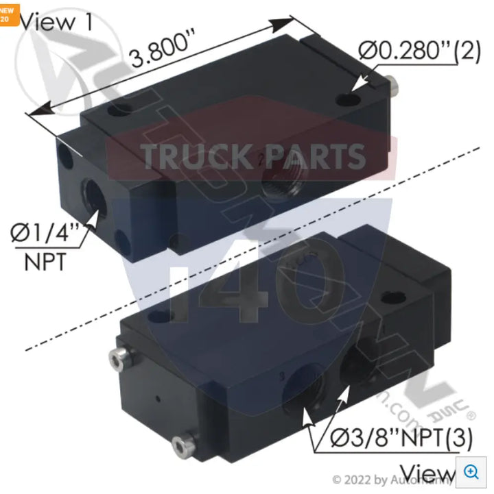 320191 Air Pilot Valve 3 Way For Velvac - Pilot Valves