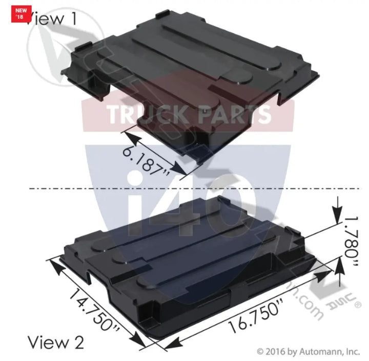 1536120372 Battery Box Cover Fre Isuzu - Battery Box Cover Isuzu
