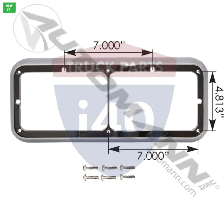 320483 Headlamp Bezel LH & RH For Kenworth - Headlamp Bezel LH & RH Kenworth