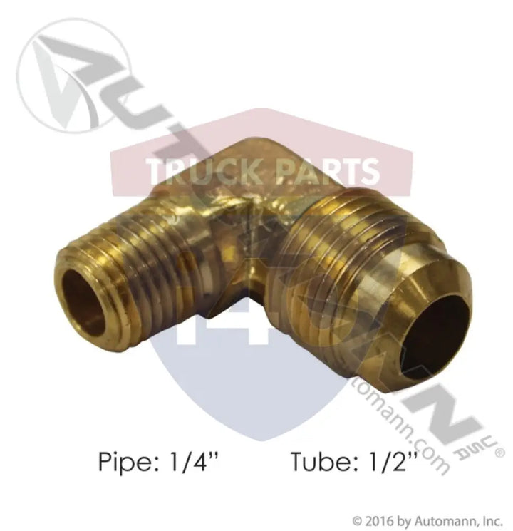 149F84 Male Elbow 1/2in SAE 1/4in Pipe For Parker - Male 90° Elbows