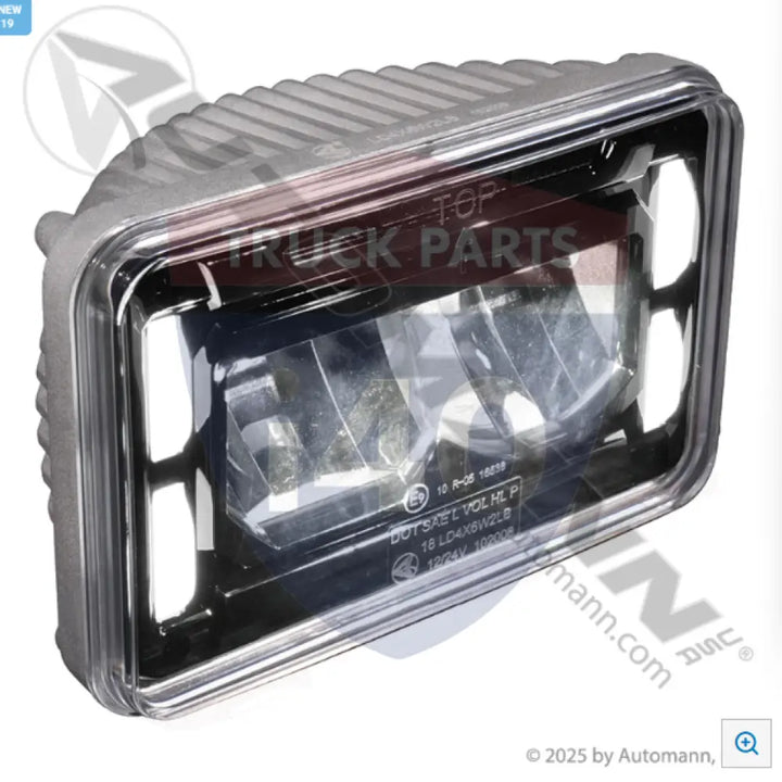 Automann 571.LD4X6W2LB Headlamp Low Beam 4inX6in LED - Headlamp Low Beam 4inX6in LED