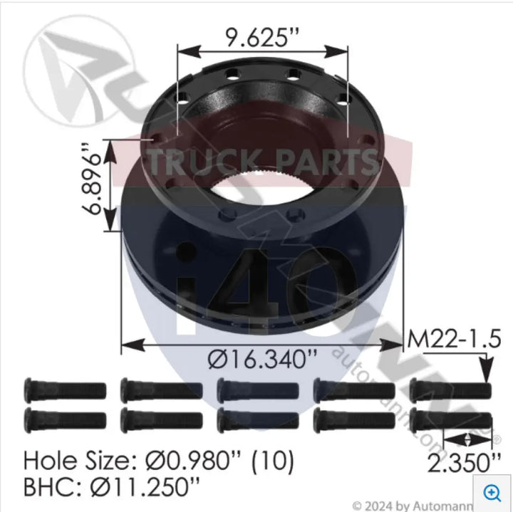 Hendrickson 153.1370091OE Obsolete - Use 153.1415331OE - U Shape