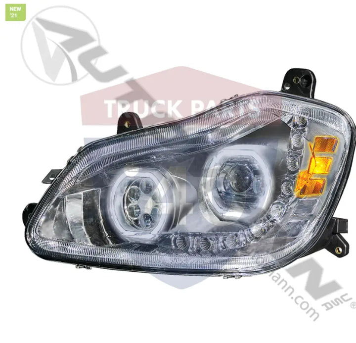 Automann 564.59090DCY Headlamp LED LH Kenworth - Headlamp LED LH Kenworth