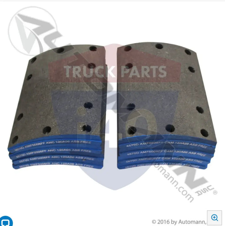 Automann 140.4670.50 Brake Lining - 20K Lb GAWR