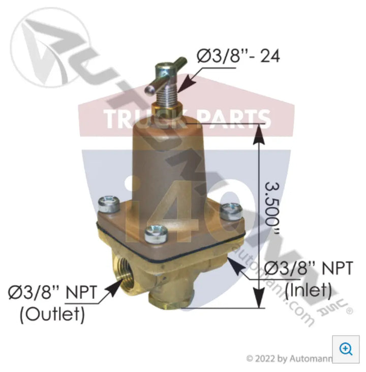 Haldex 170.KN31070OE Regulator Valve Haldex - Pressure Reducing Valves