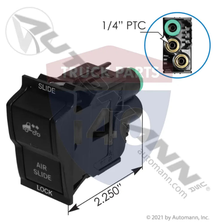 A12-26539-008 Dash Valve 5th Wheel Slide For Freightliner - Air Rocker