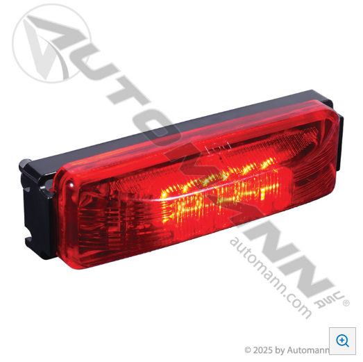 Automann 571.LD19R12-KB1 Marker Light Kit LED 1in 4in Red