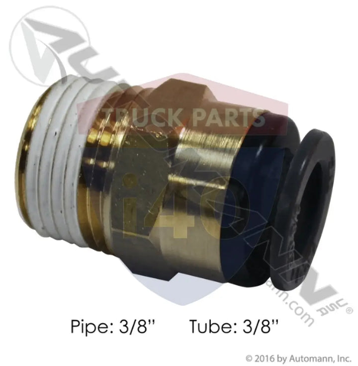 Automann 177.11686C PLC Male Connector 3/8 3/8in - Male Connectors-Composite