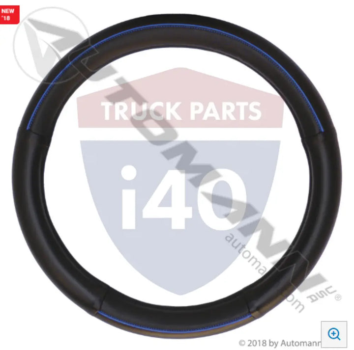 Automann 562.99009SWC-B Steering Wheel Cover Black/Blue - Body & Cabin