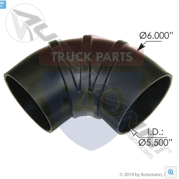 Automann 561.19550 Rubber Elbow 90 Deg - 90°