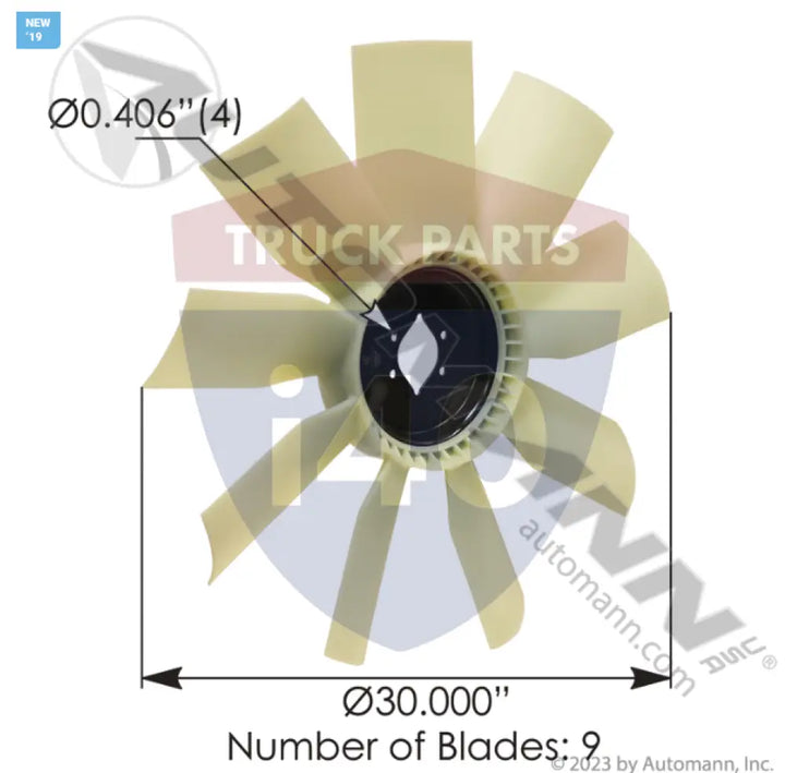 F3HT8600AB Fan Blade For Ford - Fan Blades