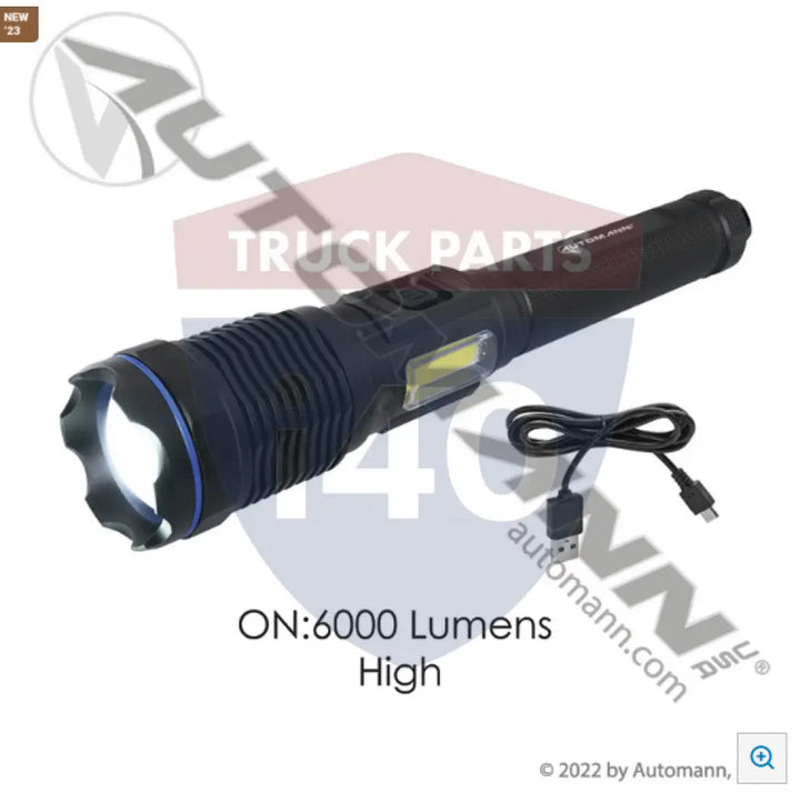 Automann 579.MFL2006 Flashlight Rechargeable 6000 lm - Lighting