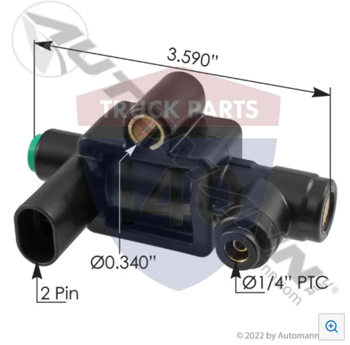 5030511A Soleniod 3-Way NC Paccar For GT Development - Solenoid Air Valves