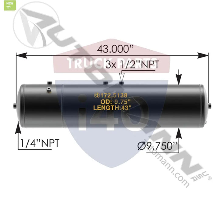 Automann 172.5138 Air Tank IHC - International