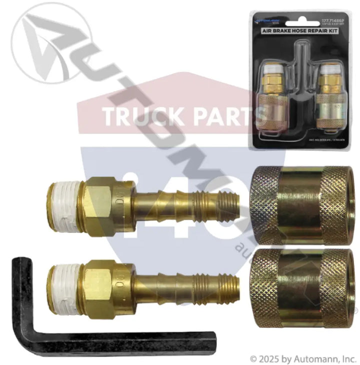 Automann 177.71466P Hose Repair Kit 3/8in NPT 3/8in ID - Hose Repair Kits
