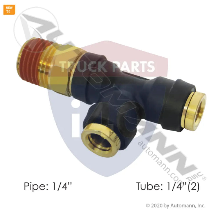 Automann 177.12C714B PLC SWL Male Run Tee DOT 1/4in 1/4in - Male Run Tees-Composite