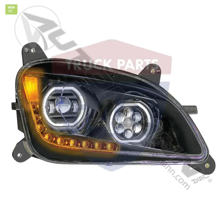 Automann 564.75049DBY Headlamp LED RH Peterbilt - Headlamp LED RH Peterbilt