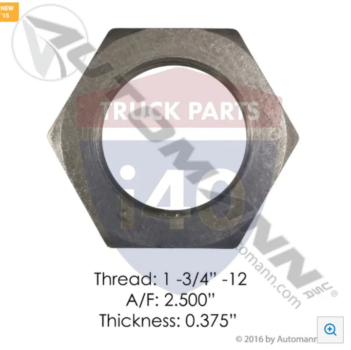 Automann 209.2323 Spindle Nut - Trailer Axle