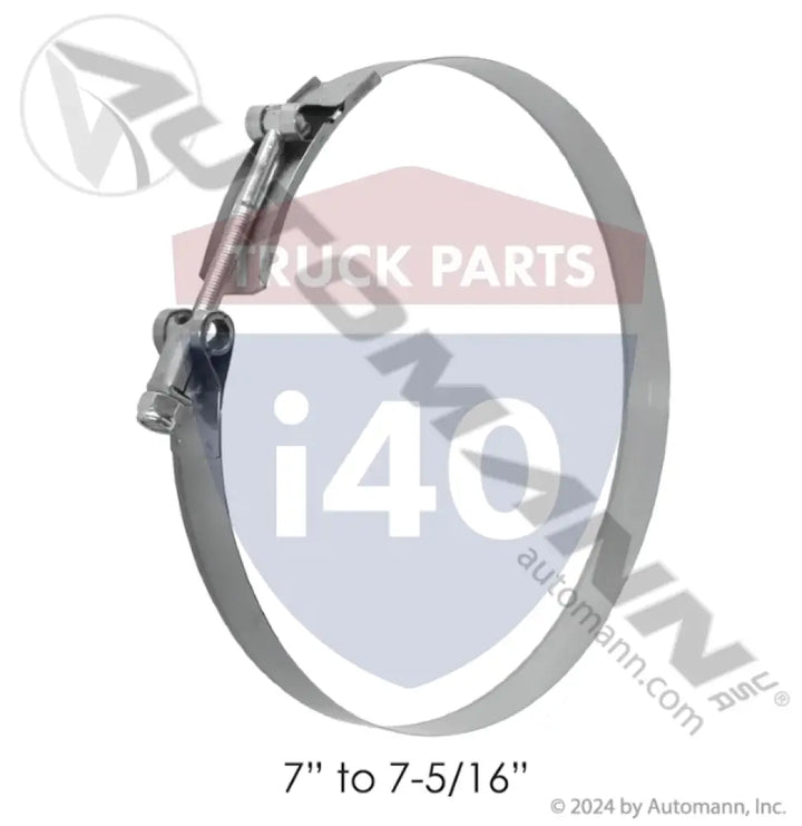 BRETB700 T-Bolt Clamp 7.00in to 7.31in For CVL - T-Bolt Clamps - Standard