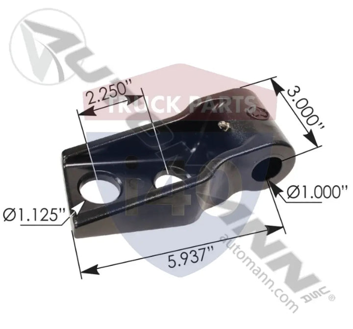 K277293 Hood Bracket LH For Kenworth - Hood Bracket LH Kenworth