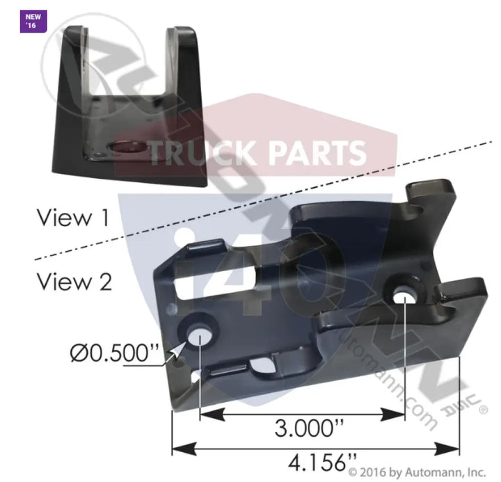 Automann HLK2536L Latch Catch LH Ford - Latch Catch LH Ford