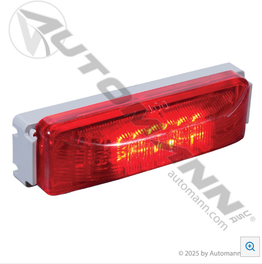 Automann 571.LD19R12MV-KG1 Marker Light Kit LED 1 4in Red 10-30V