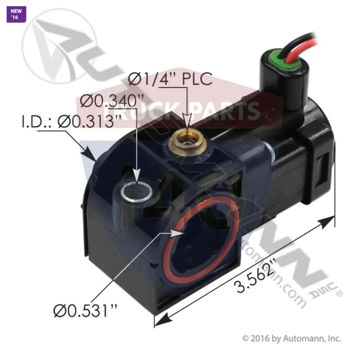 IMI 173.1110-24V Air Solenoid Accessory Pack Valve 24V - Air Manifolds