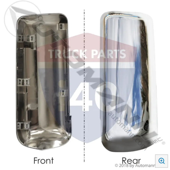 R22-6121-300 Mirror Back Cover LH Chrome For Peterbilt - Mirror Back Cover LH Chrome Peterbilt