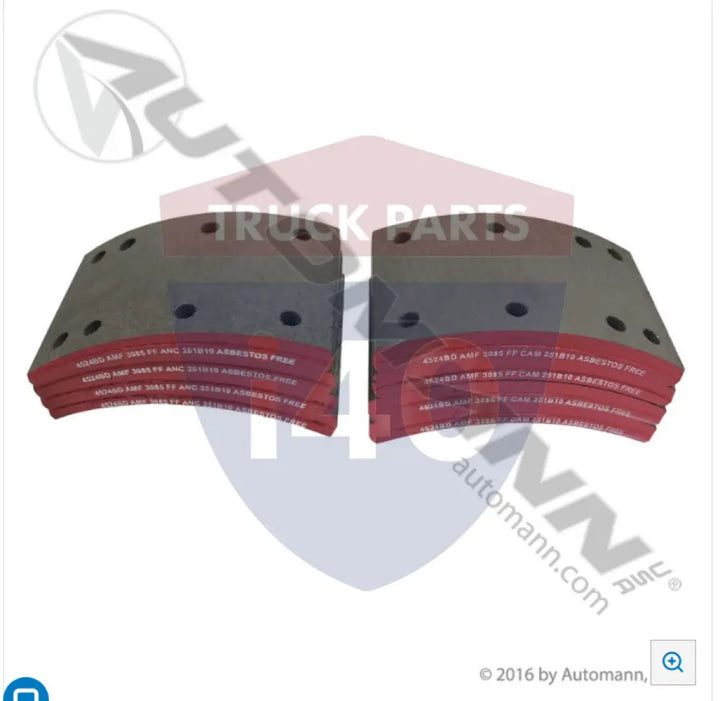 Automann 140.4524B.30 Brake Lining - 23K Lb GAWR