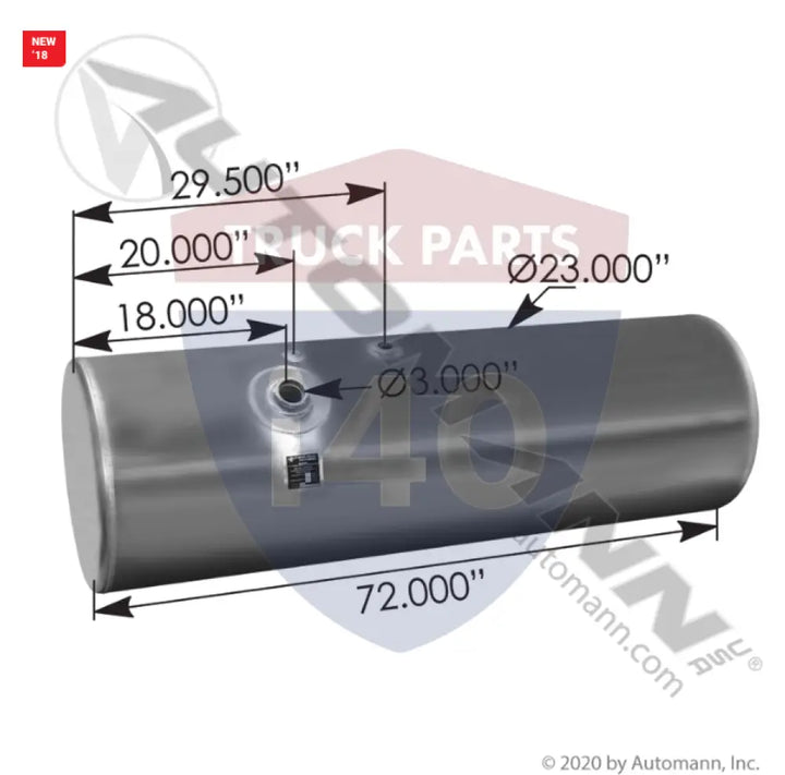 576.4612023DF Fuel Tank Round For Freightliner - Fuel Tank RounFuel Tank Round Freightlinerd Freightliner
