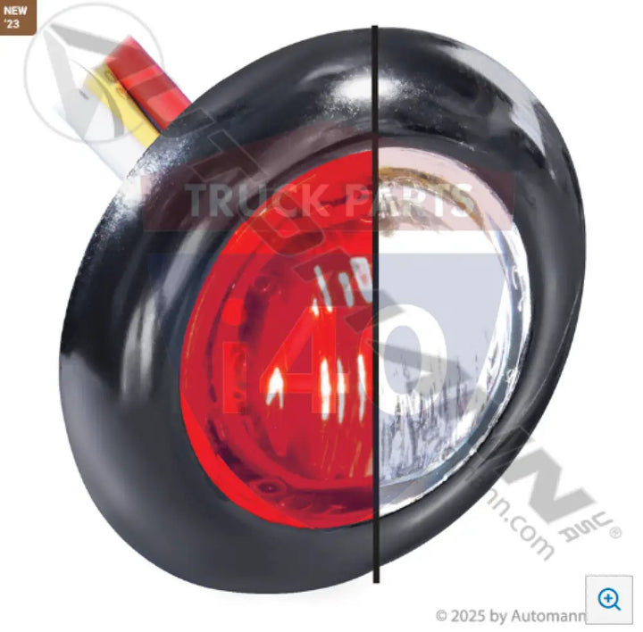 TLEDBX3RW Marker Light Auxiliary LED Red & White For Trux - Marker Light Auxiliary LED Red & White