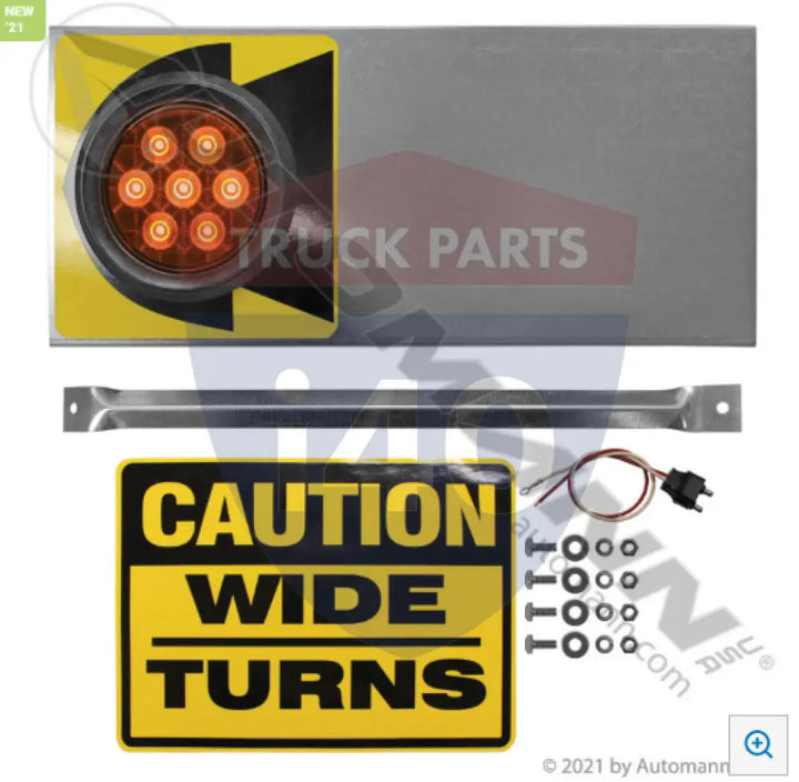 818WTA Wide Turn Signal LED Amber For Peterson Manufacturing - Wide Turn Signal LED Amber