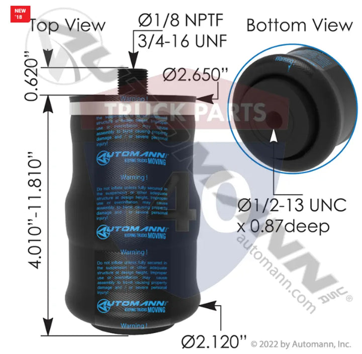 W028117041 Air Spring Cabin For Firestone - Air Spring Cabin