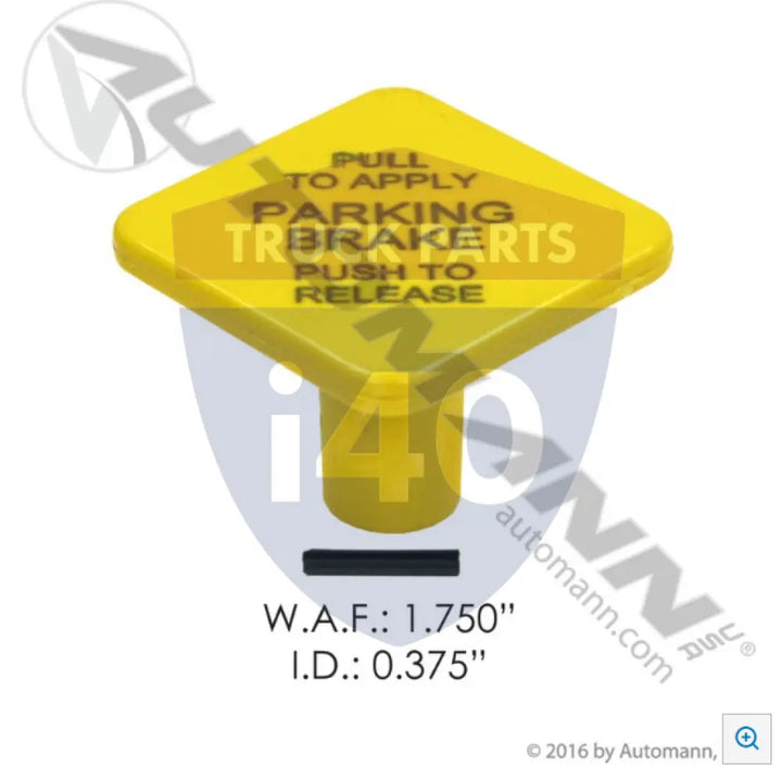 451650C1 Knob With Pin Yellow For IHC - Knobs