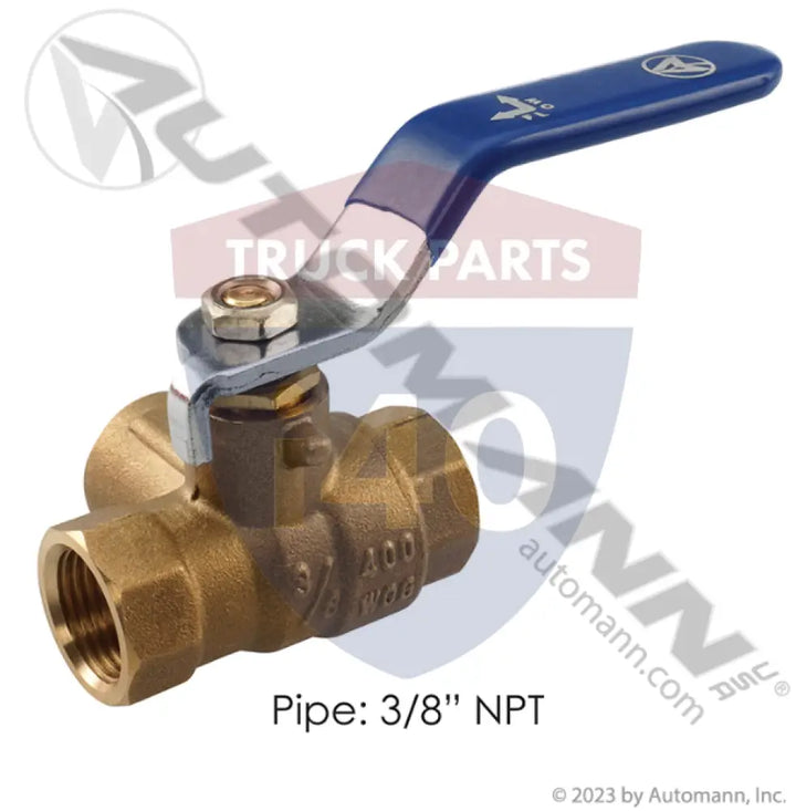 Automann 177.4306 Ball Valve 3-Way 3/8in NPT - Ball Valves
