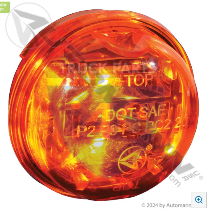 Automann 571.LD302A8 Marker Light LED 2in PC Amber - Marker Light LED 2in PC Amber