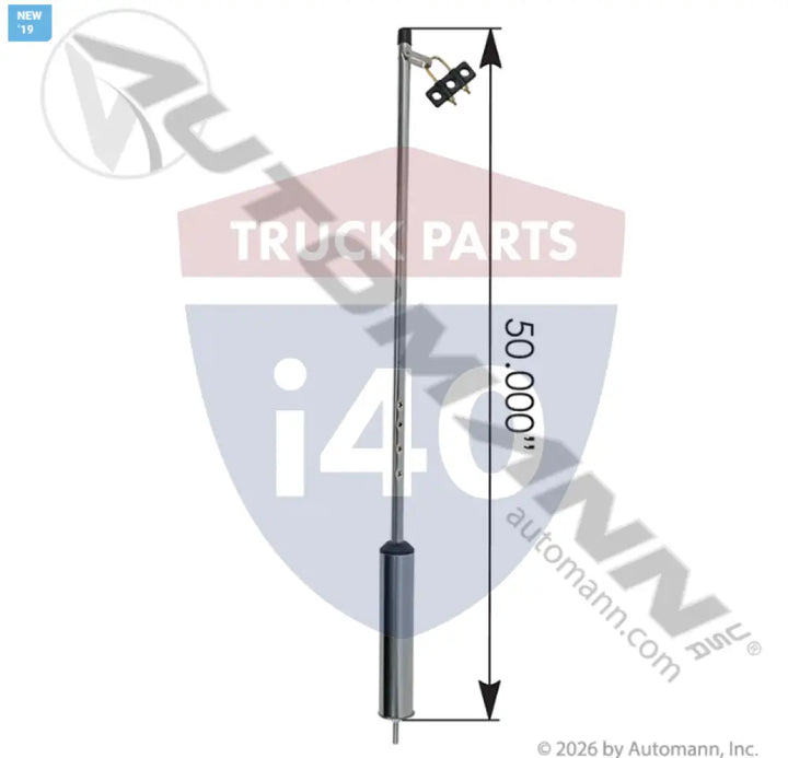 9400M Pogo Stick Chrome 50in For Tectran - Pogo Sticks