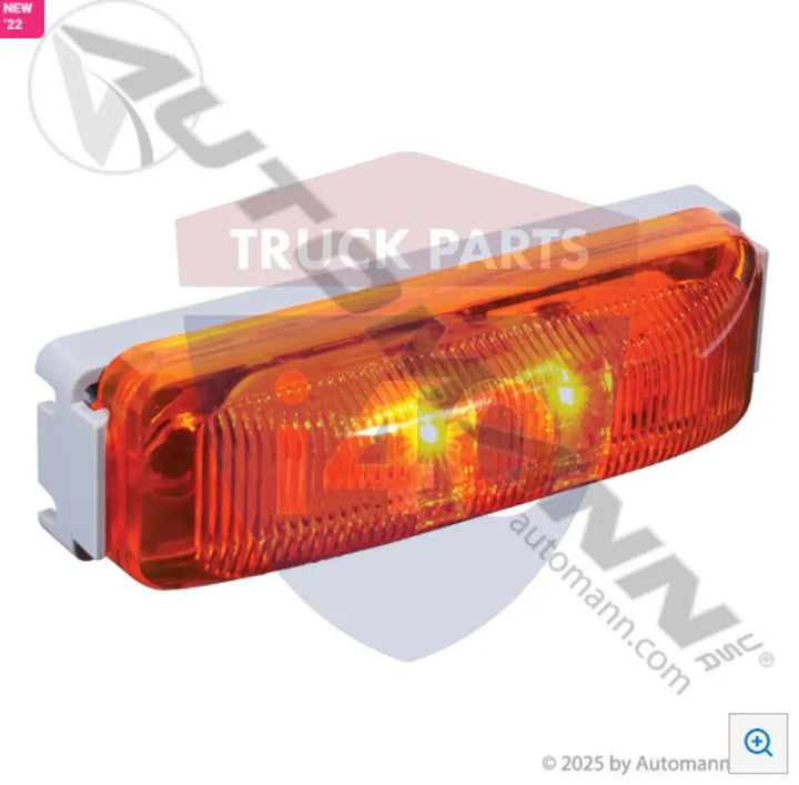 Automann 571.LD191A2-2K Marker Light Kit LED 1in 4in Amber - Marker Light Kit LED 1in X 4in Amber